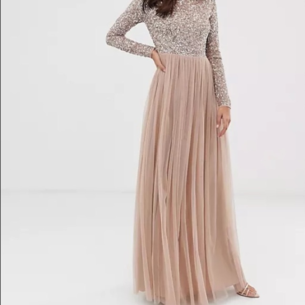 ASOS maya maxi sequin tulle dress
